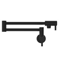 Kaya Pot Filler, Matte Black - 228120B-LF
