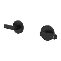 Kaya Lever Wall Taps, Matte Black - 344104B-LF - Color Available