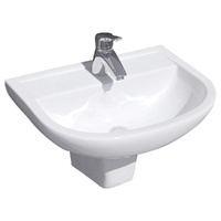 RAK X500 Wall Basin With Integral Shroud - 510 x 380 x 355 mm - 601801W