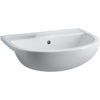 RAK Compact Semi-Recessed Basin - 550 x 415 x 195 mm - 603701W