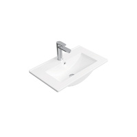 Delgado Ensuite Depth Ceramic Basin Top 600 Hole  - 605 x 365 x 20 mm