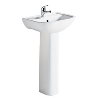RAK Lara Pedestal Basin - 510 x 405 x 805 mm - Hole
