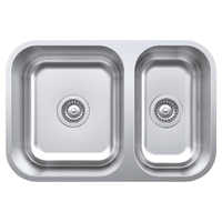 Tiva 670 Double Kitchen Sink - 670 x 450 x 200 mm - 68110