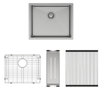 Hana 40L Single Kitchen Sink Kit - 68402-KIT