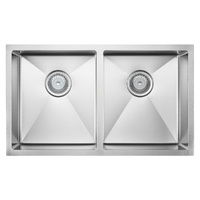 Hana Anti-Scratch 27L/27L Double Kitchen Sink - 68403AS - Sink Type