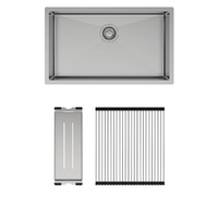 Hana 55L Single Kitchen Sink Kit - 68405-KIT