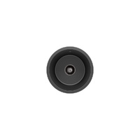 Kuro Granite 22L Round Single Bowl Kitchen Sink, Matte Black - 68609