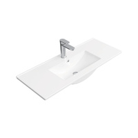 Delgado Ensuite Depth Ceramic Basin Top 900 Hole - 905 x 365 x 20 mm
