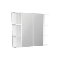 Bevel Edge 600 Mirror Cabinet, 2 Side Shelves - 900mm x 720mm x 150mm  - BSS90
