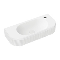 Minka Solid Surface Wall Basin, No Tap Hole 650 x 270 x 120 mm - Hole