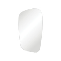 Capriccio Matte White Asymmetrical Framed Mirror - 650x 1200 mm -Framed Colors