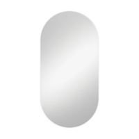 Empire Matte White Framed Mirror, 600 x 1200mm - 600W x 1200H mm - Framed Color