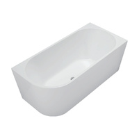 Isabella Left-Hand Acrylic Corner Bath, Gloss White, 1500mm - Colour