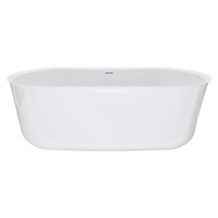 Windsor Freestanding Acrylic Bath with Overflow, 1700mm - Colour