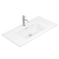 Joli Gloss Full Depth Ceramic Basin Top 900mm Hole  - 900 x 460 x 175 mm