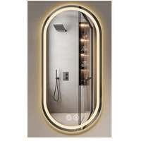 Smart Mirror 450x900mm - Copper-Free 4mm Glass, Frameless, Anti-Fog LR2010-1