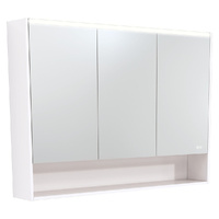 1200 LED Mirror Cabinet with Display Shelf - 1200mm x 850mm x 180mm- Farmed