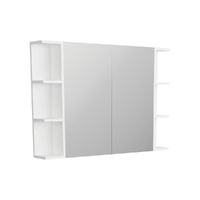 Pencil Edge 750 Mirror Cabinet, 2 Side Shelves - 1050mm x 720mm x 150mm -PSS105