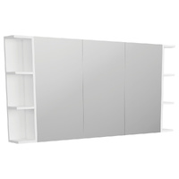 Pencil Edge 1200 Mirror Cabinet, 2 Side Shelves - 1500mm x 720mm x 150mm -PSS150