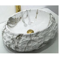 Above Counter Basin Matt Marble 500x400x150mm - PZ6001