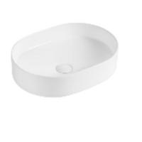 Above Counter Basin Matt White  505x370x135mm - PZ6518-MW