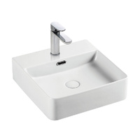 Petra Mini Above Counter Basin Gloss white - 420 x 420 x 120 mm - RB2177