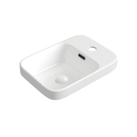Petra Mini Semi-Inset Basin - 433 x 303 x 55 mm - RB2601
