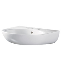 Stella Care Wall Basin (No Shroud), 3 Tap Holes - 560 x 440 x 145 mm