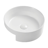 Reba Semi-Recessed Basin, No Tap Hole - 360 x 360 x 120 mm