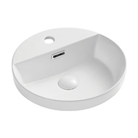 Reba Semi-Inset Basin With Tap Hole - 390 x 390 x 50 mm - RB4066