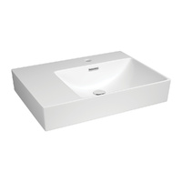Tono Care Wall Basin, Left Bowl - 600 x 440 x 110 mm - Hand