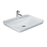 RAK Variant Rectangular Semi-Inset Basin with Tap Hole - 550 x 420 x 120 mm