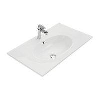 Rotondo Full Depth Ceramic Basin Top 750 Hole - 760 x 460 x 20 mm