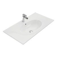 Rotondo Full Depth Ceramic Basin Top 900 Hole  - 900 x 460 x 20 mm