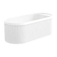Minka Solid Surface Bath, 1700mm, Matte White - ST20-1700 - Size