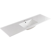 Dolce Full Depth Single Bowl Ceramic Basin Top 1500 Hole